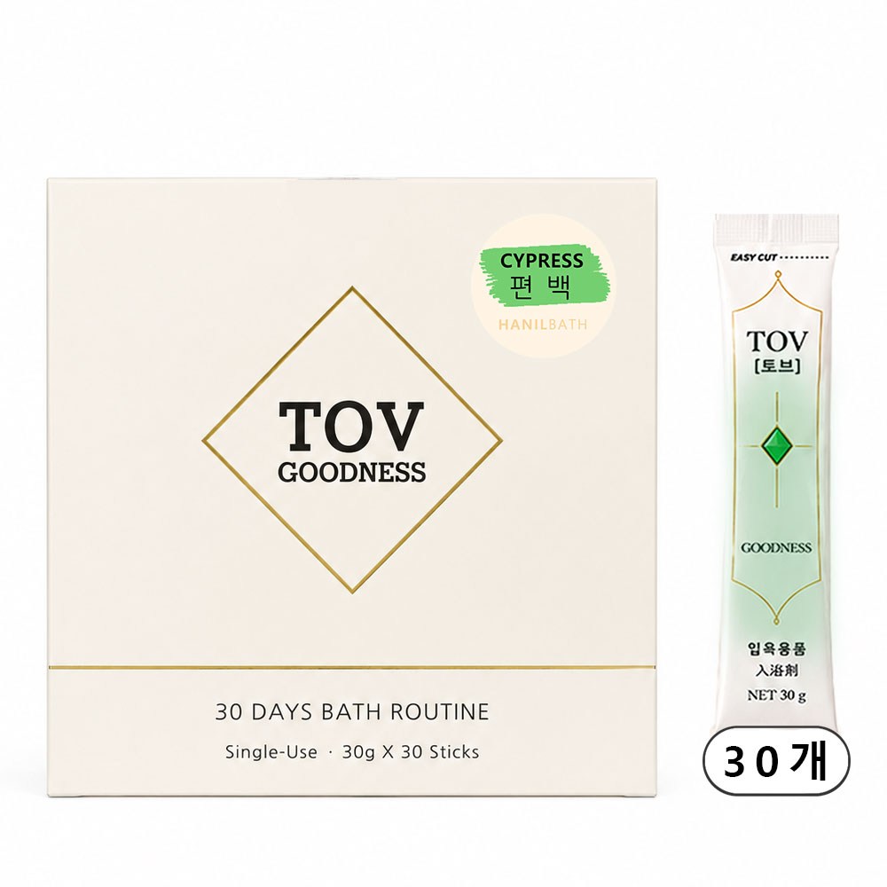 Tob Goodness Hinoki Bath and Foot Bath Sticks, 900g, 1 Pack