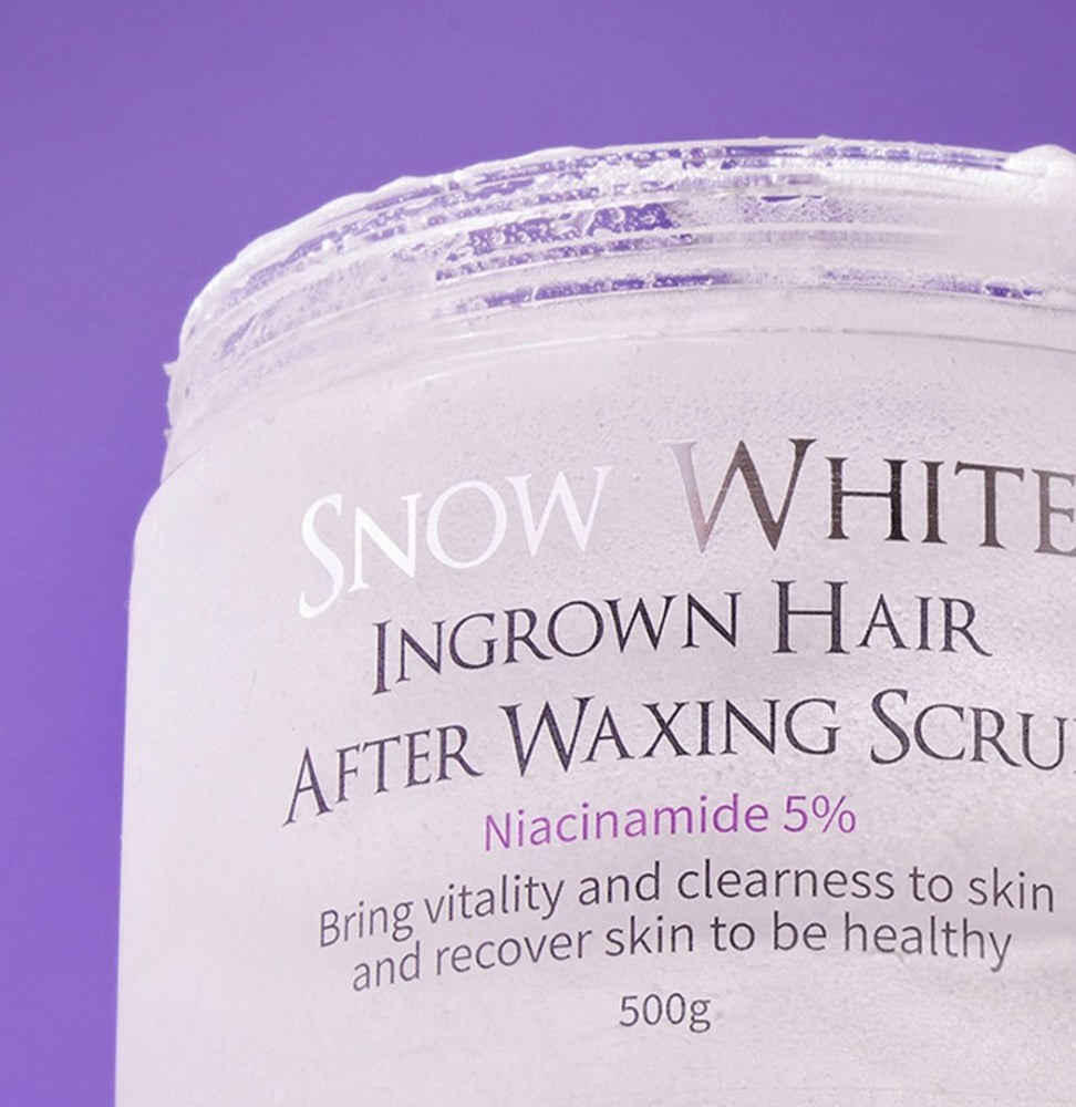 Beauty Recipe Snow White Ingrown Hair After Waxing Scrub, 500g