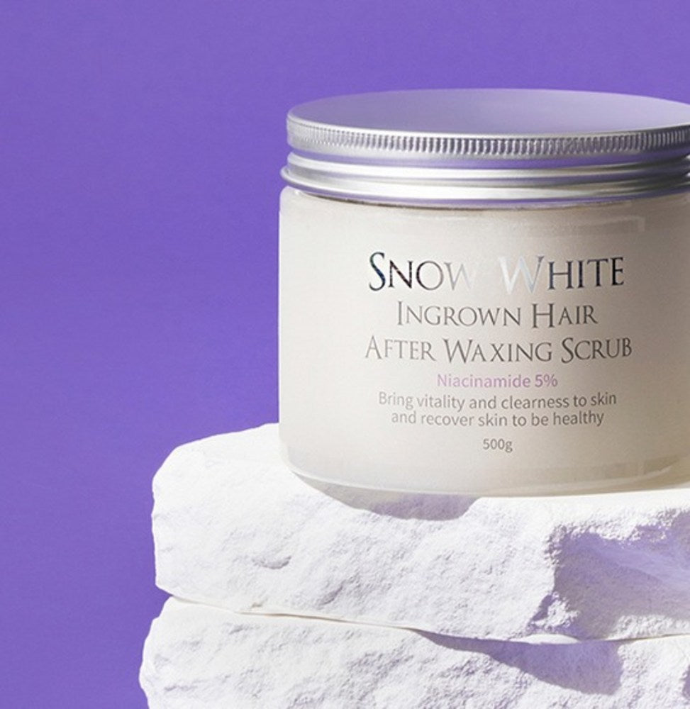 Beauty Recipe Snow White Ingrown Hair After Waxing Scrub, 500g