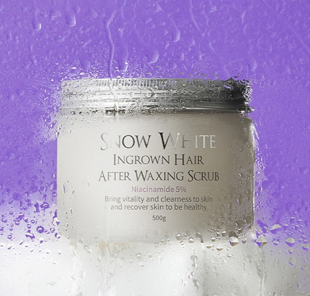Beauty Recipe Snow White Ingrown Hair After Waxing Scrub, 500g