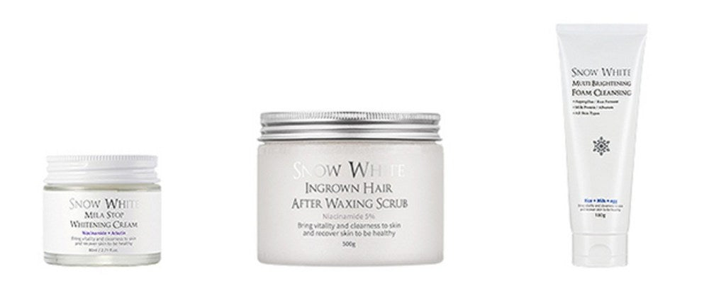 Beauty Recipe Snow White Ingrown Hair After Waxing Scrub, 500g