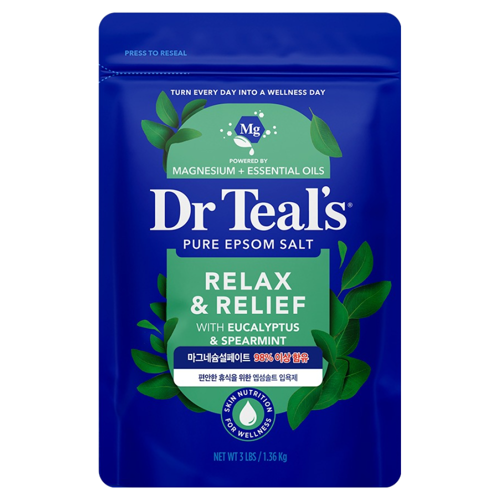 Doctor Tills Epsom Salt Soak Eucalyptus and Spearmint, 1.36kg