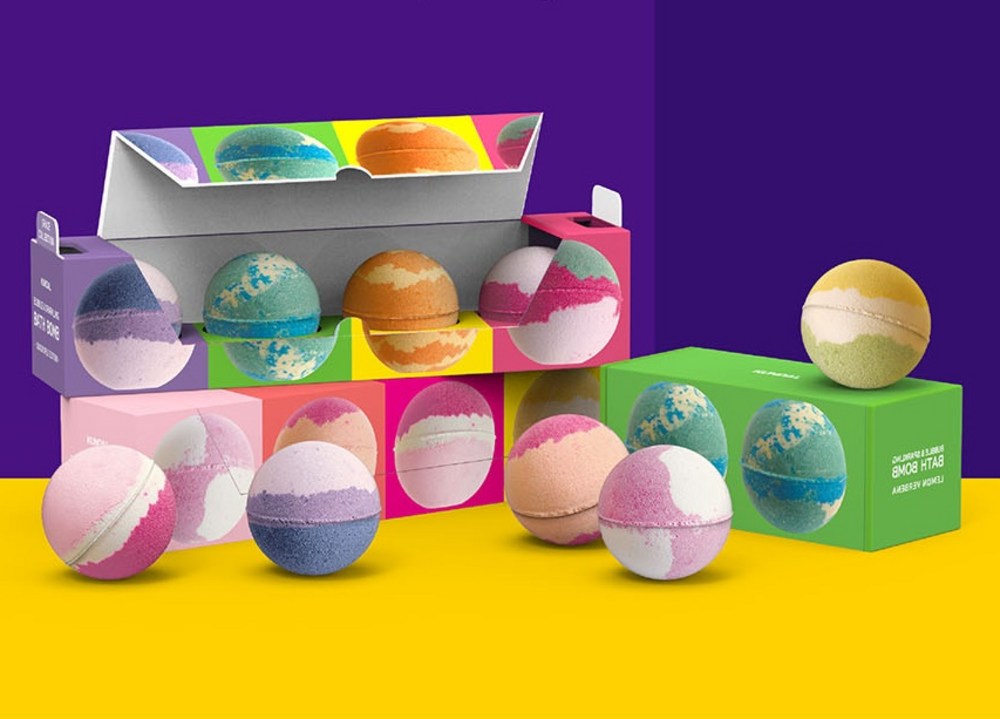 Kundal Bubble and Sparkling Bath Bomb White Musk 200g 2 Count