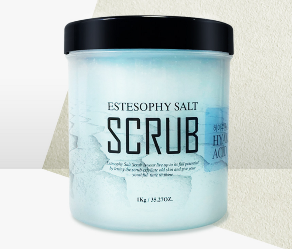 Esthesophie Salt Soap Body Scrub with Hyaluronic Acid, 1kg