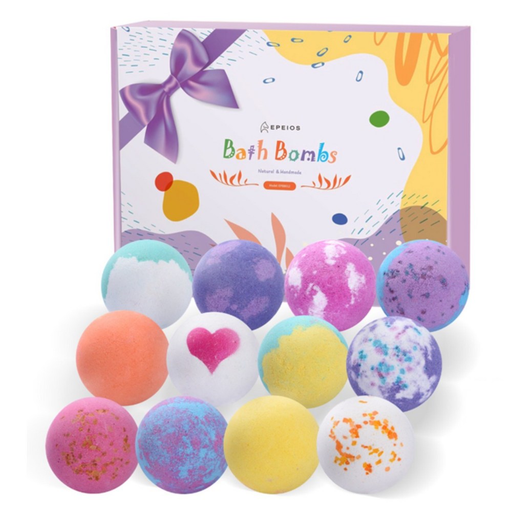 Epeios Bath Bomb 12 Variety Gift Set, 840g