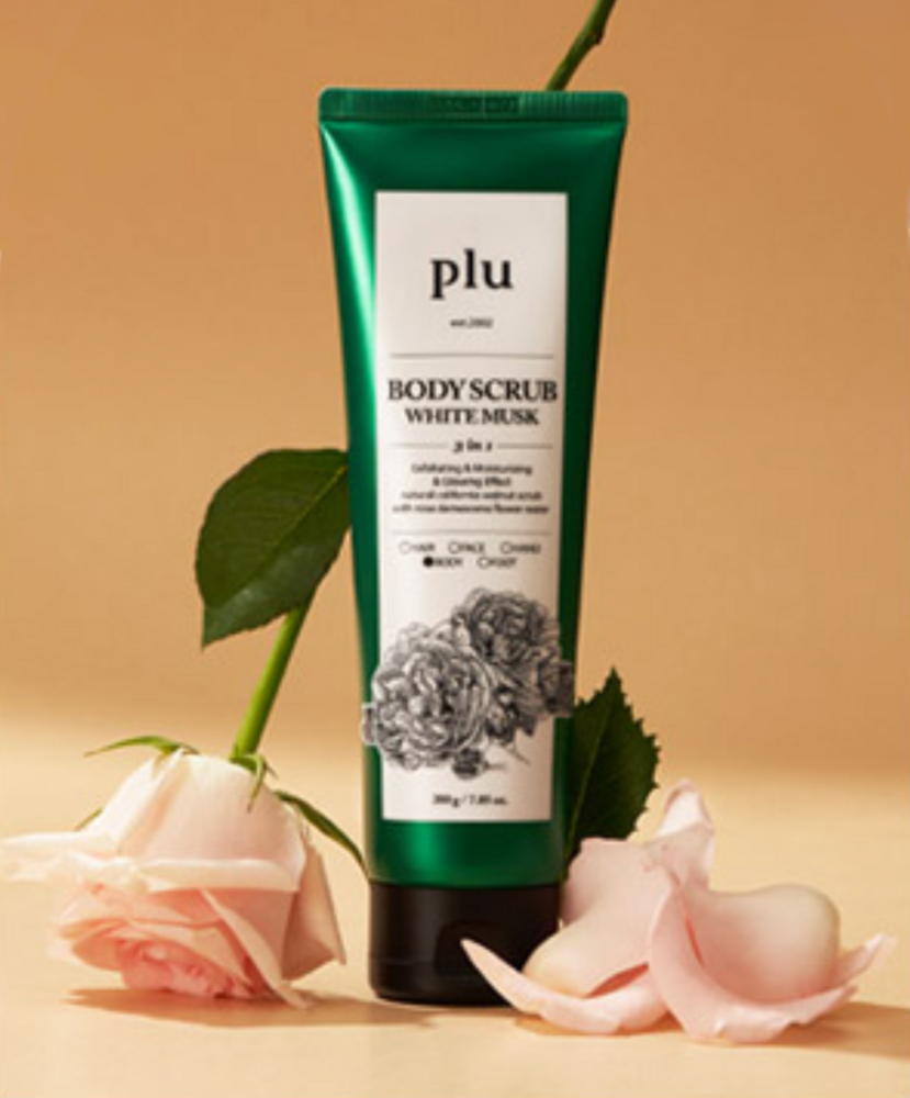Plu Body Scrub White Musk, 200g, 2 Pack