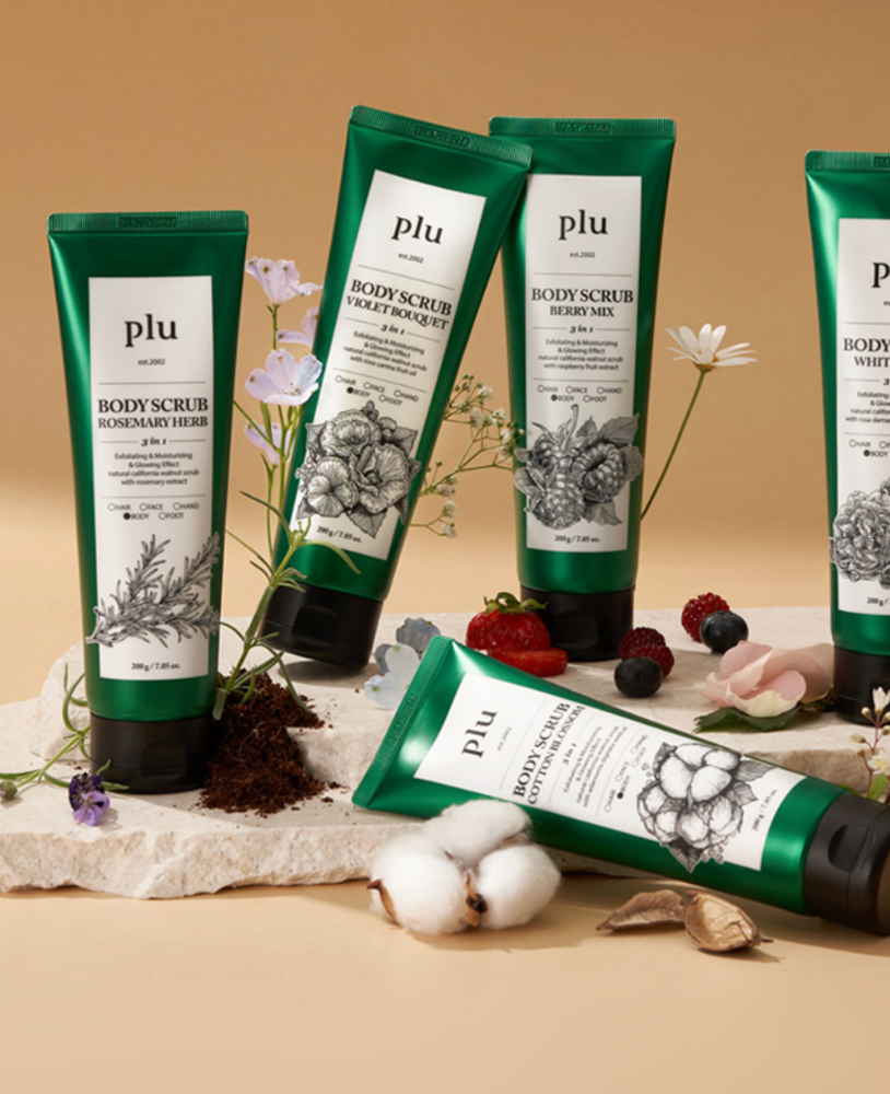 Plu Body Scrub White Musk, 200g, 2 Pack
