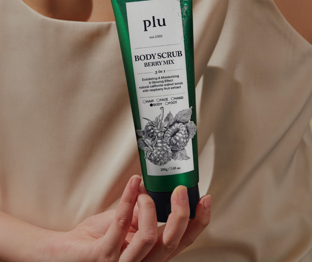 Plu Body Scrub White Musk, 200g, 2 Pack