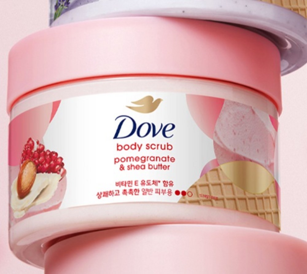 Dove Body Scrub Pomegranate and Shea Butter 298g