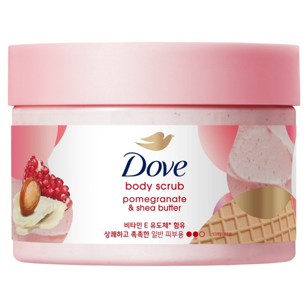Dove Body Scrub Pomegranate and Shea Butter 298g