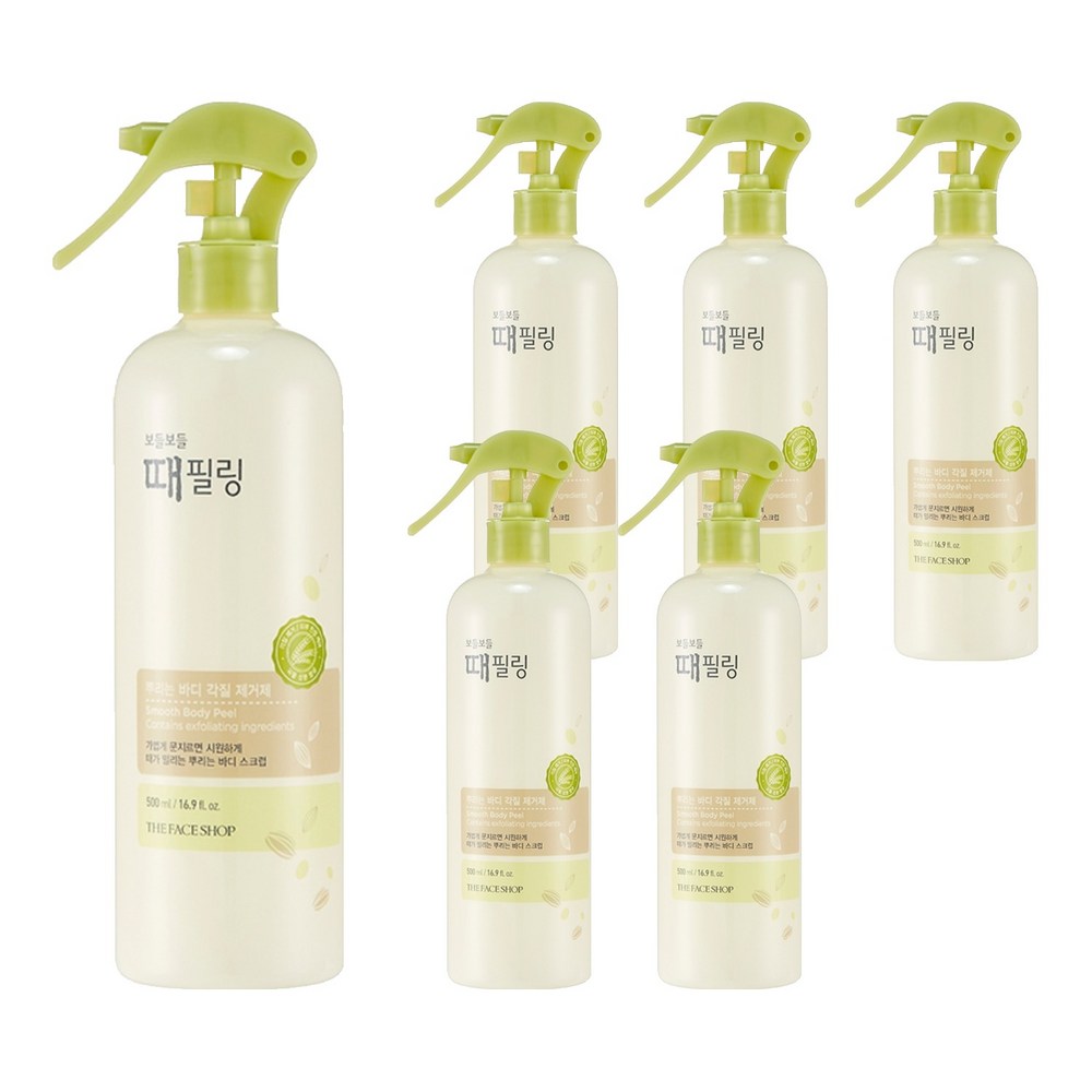 The Face Shop Bodeul Bodeul Peeling Body Scrub 500ml 6 Pack