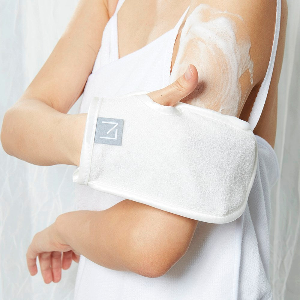 Pure Rebi Clear Soap 2 Pack with Exfoliating Glove Towel Set, 100g