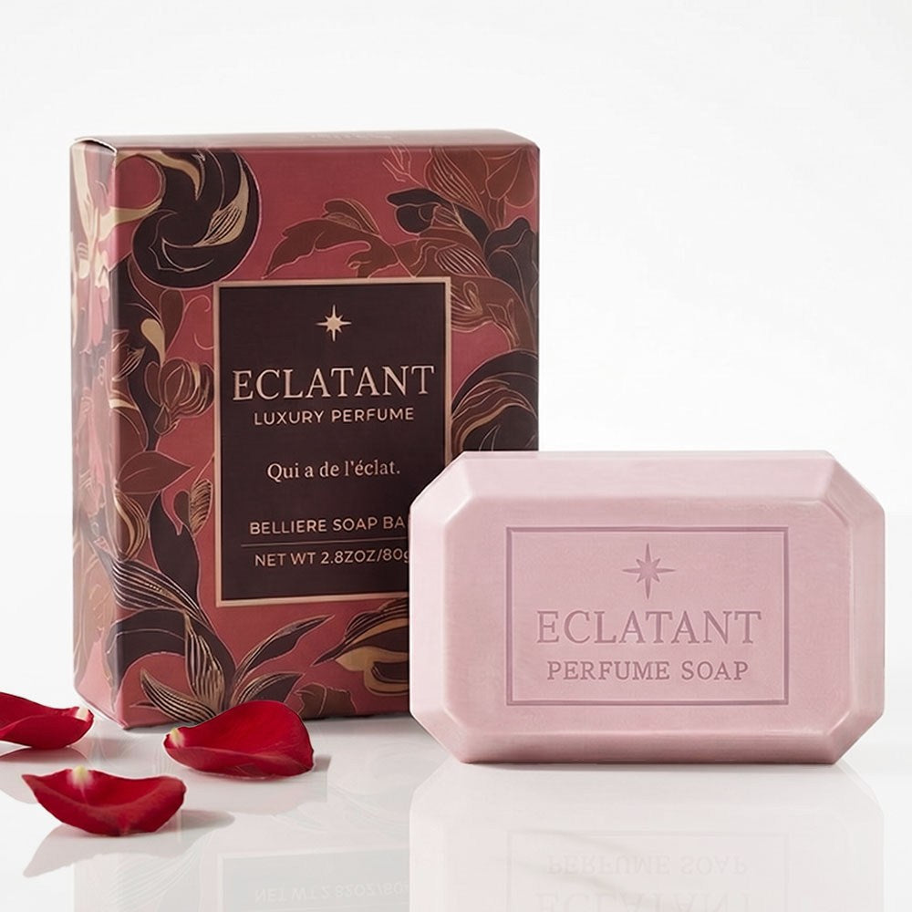 Eclatant Bellier Floral Musk Perfume Soap 10 Bars, 80g Each