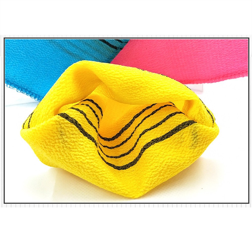 Won's Professional Big Size Bath Scrub Towel Yellow 10 Pack