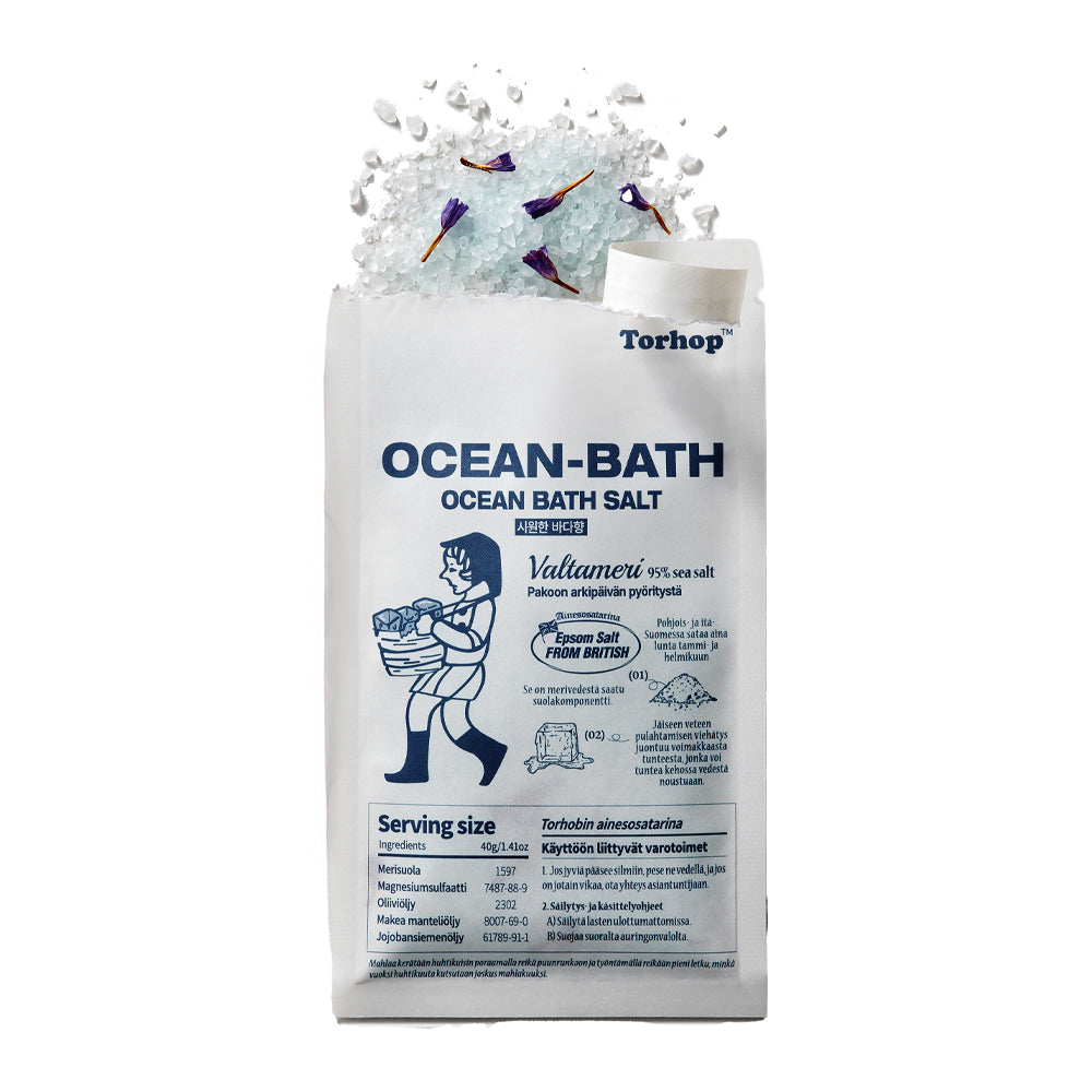 Torhop Australian Sea Salt Bath Salt 40g Ocean or Forest