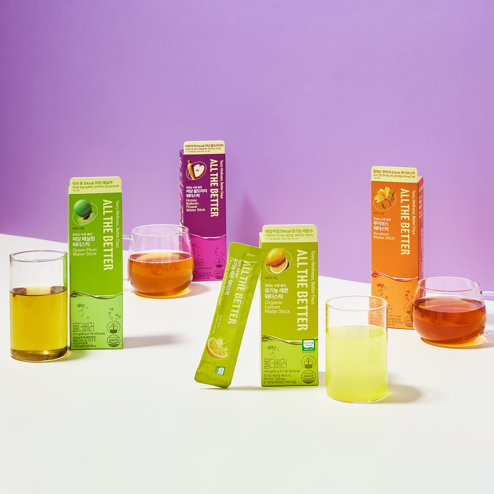 Allthebetter Maesil + Honey Doraji Water Sticks — 7 Pack