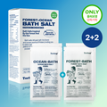 Torhop Bath Salt 40g 4 Pack, Ocean and Forest, Australian Sea Salt