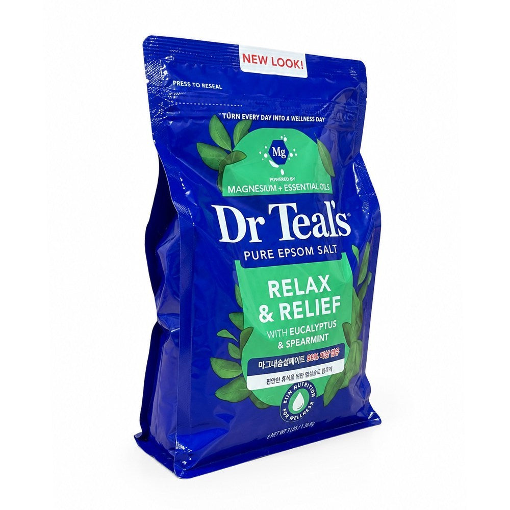 Doctor Tills Epsom Salt Soak Eucalyptus and Spearmint, 1.36kg