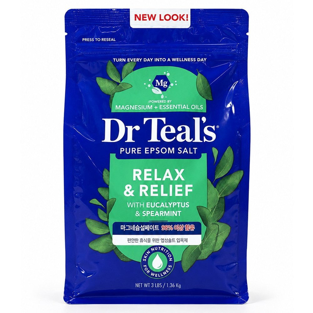 Doctor Tills Epsom Salt Soak Eucalyptus and Spearmint, 1.36kg