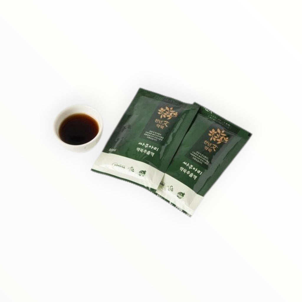 Aged Ganghwa Mugwort Juice — 80 Packs - Korean wellness product image 2
