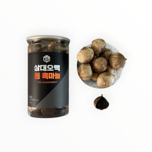 Aged Black Garlic — 500 g Whole Bulbs - Korean wellness product image 1