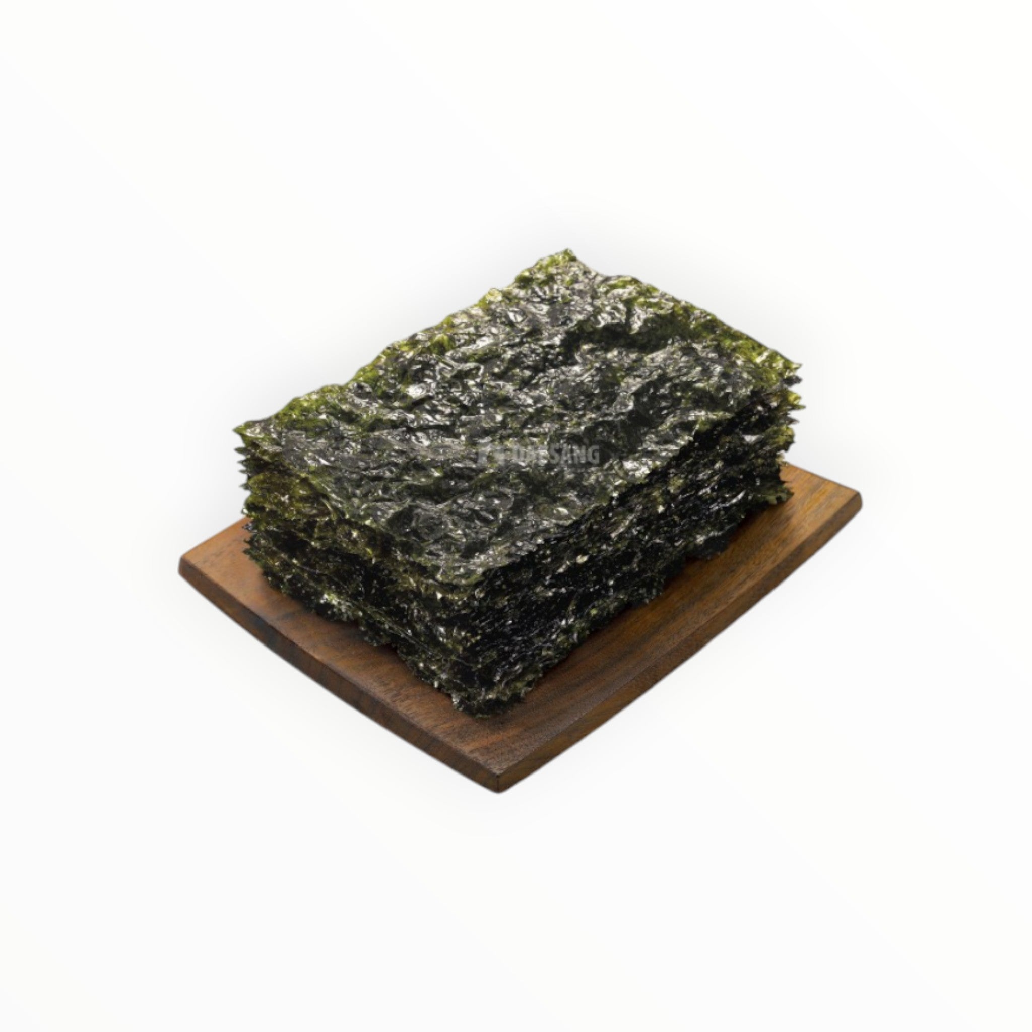 SOLENAH Korean Wellness olive oil roasted seaweed sheets, seasoned with salt. Crisp, savory snack.