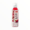 SOLENAH Korean Wellness Omija Ready-to-Drink, ruby-red berry beverage with floral and sour notes. Single serving bottle.